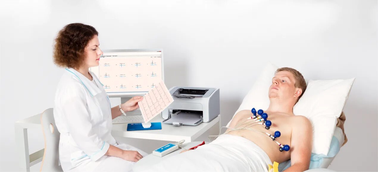 ECG heart tracing at MM Care