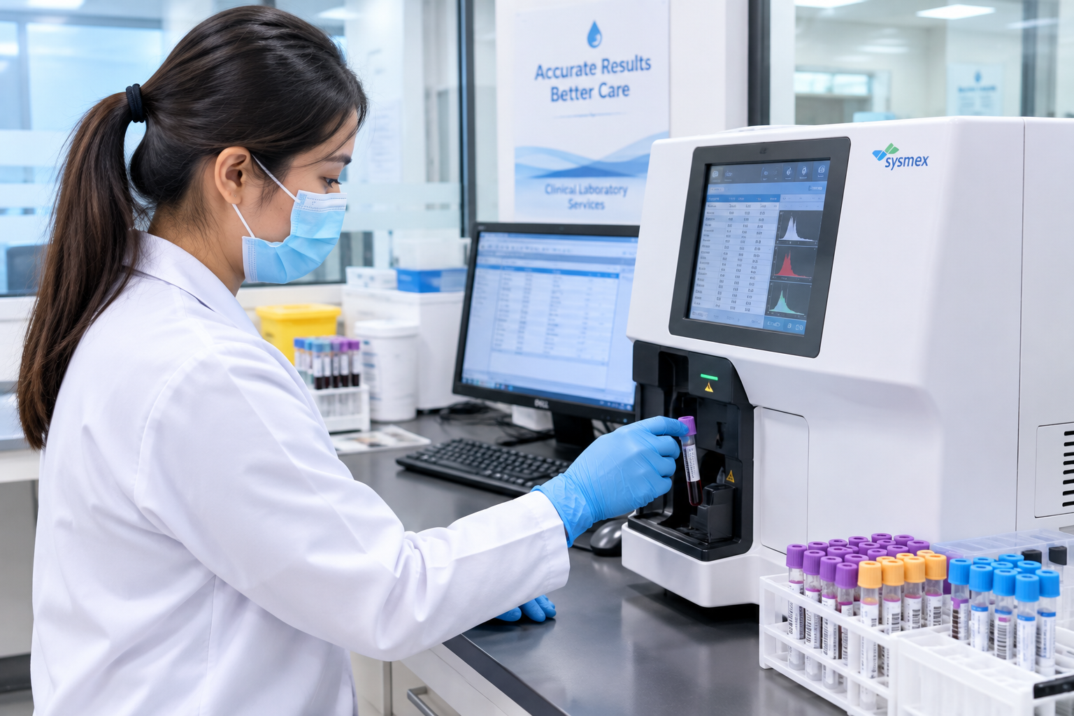 Blood analyzer at MM Care