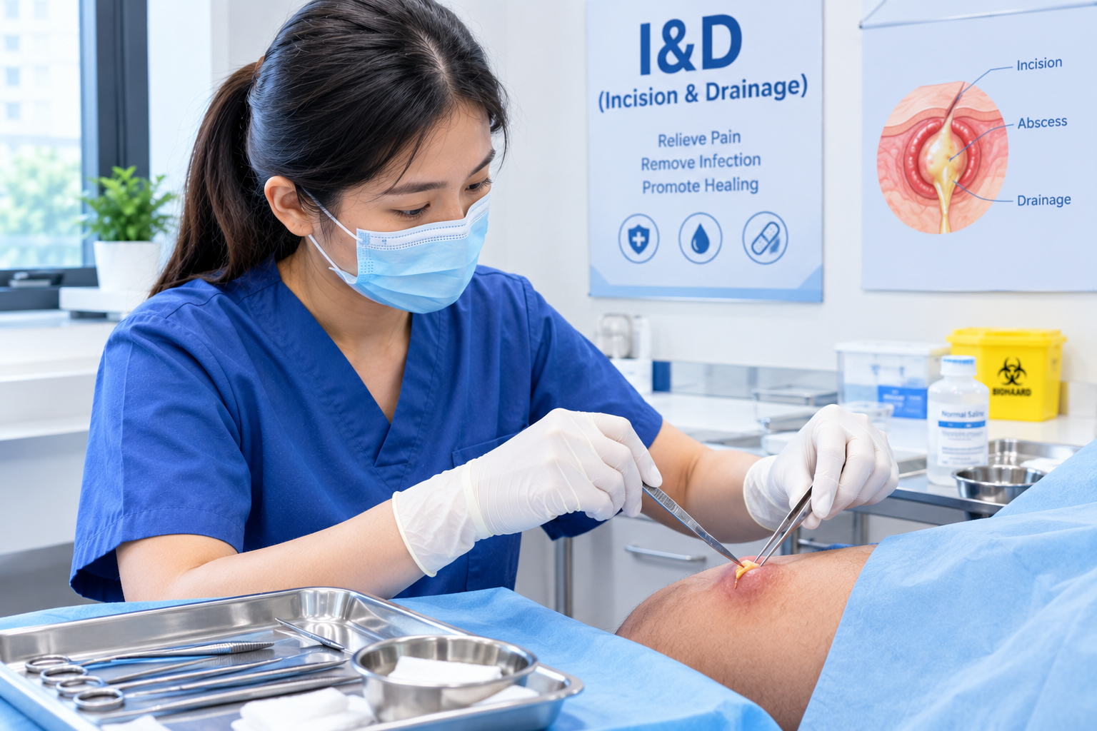 Incision & drainage at MM Care