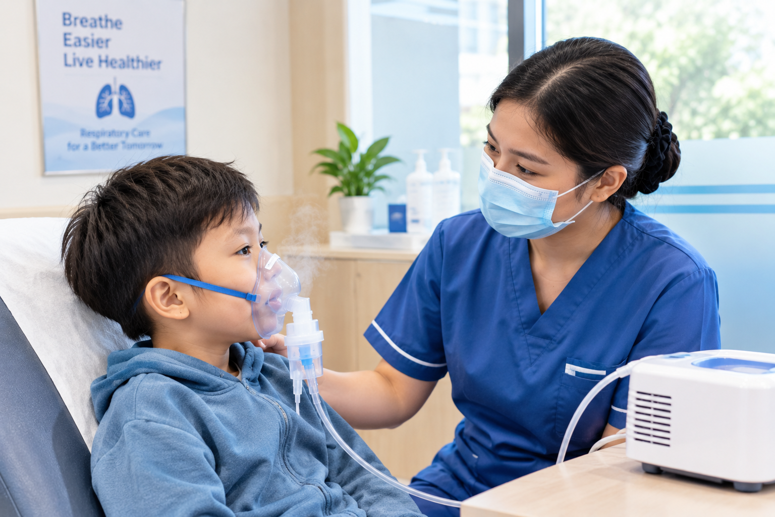 Nebulizer facilities at MM Care